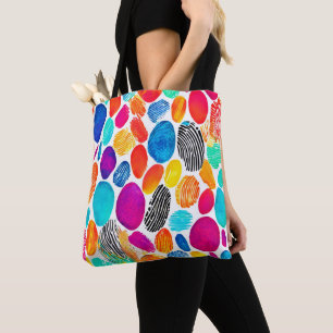 Vingerafdruk Fusion Art Tote Bag