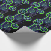 Vingerafdruk Identificatie Wetenschap Cadeaupapier (Hoek)