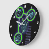 Vingerafdruk Identificatie Wetenschap Grote Klok (Hoek)