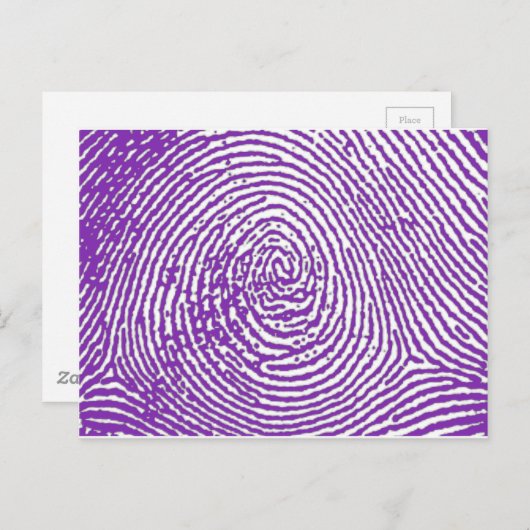 vingerafdruk IMPRESSÃO DIGITAL Briefkaart (Voorkant / Achterkant)