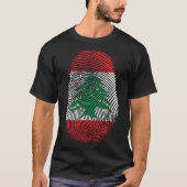 Vingerafdruk - Libanon T-shirt (Voorkant)