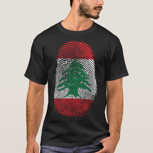 Vingerafdruk - Libanon T-shirt (Voorkant)