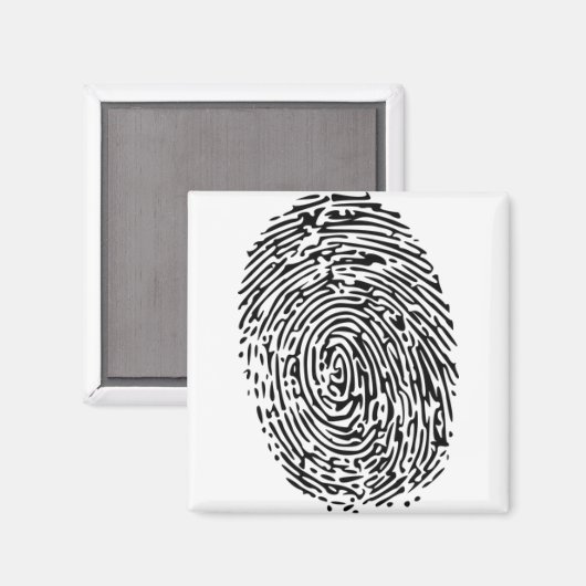vingerafdruk magneet (Voorkant / Achterkant)