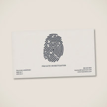 Vingerafdruk - Minimalistische privé-detective