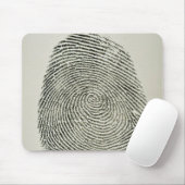 Vingerafdruk Muismat (Met muis)