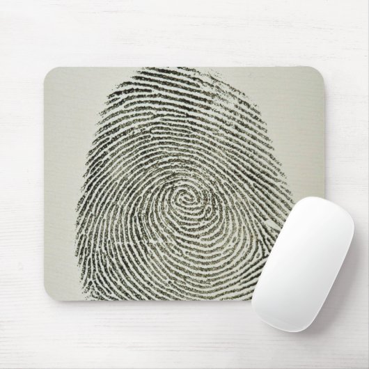 Vingerafdruk Muismat (Met muis)