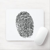 Vingerafdruk Muismat (Met muis)