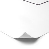  vingerafdruk poster (Hoek)