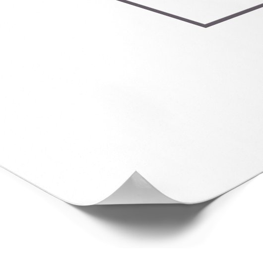  vingerafdruk poster (Hoek)