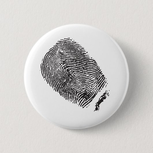 Vingerafdruk Ronde Button 5,7 Cm (Voorkant)