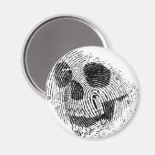 Vingerafdruk schedel magneet (Voorkant / Achterkant)