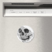 Vingerafdruk schedel magneet (Insitu (Vaatwasser))