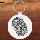 vingerafdruk sleutelhanger (Voorkant)