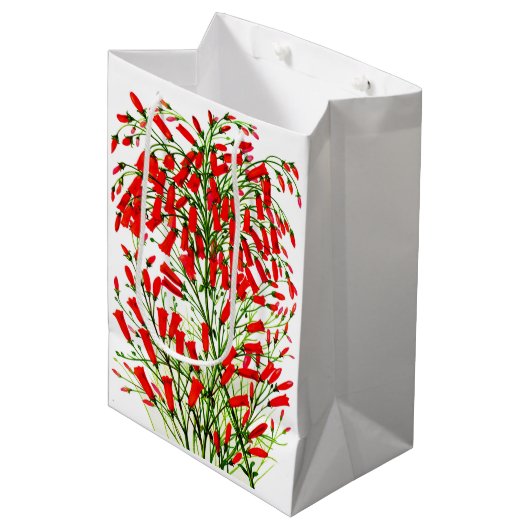 vingerafdruk van plant medium cadeauzakje (Voorkant Gekanteld)