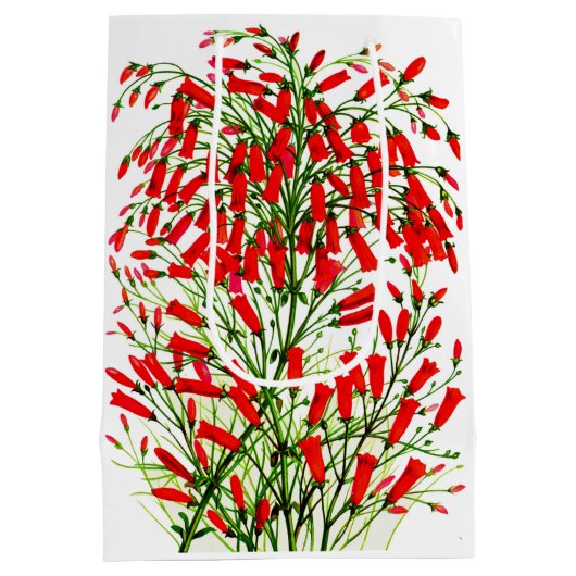 vingerafdruk van plant medium cadeauzakje (Achterkant)