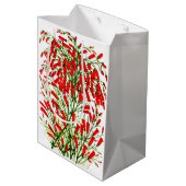 vingerafdruk van plant medium cadeauzakje (Achterkant Gekanteld)