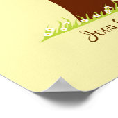 Vingerafdrukbomen - Ziekenhuis (crème) Poster (Hoek)