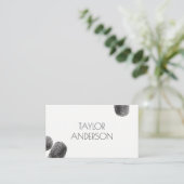 Vingerafdrukken / Artistiek Visitekaartje (Staand voorkant)