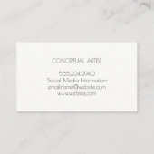 Vingerafdrukken / Artistiek Visitekaartje (Achterkant)