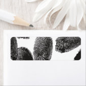 Vingerafdrukken Etiket (Insitu)