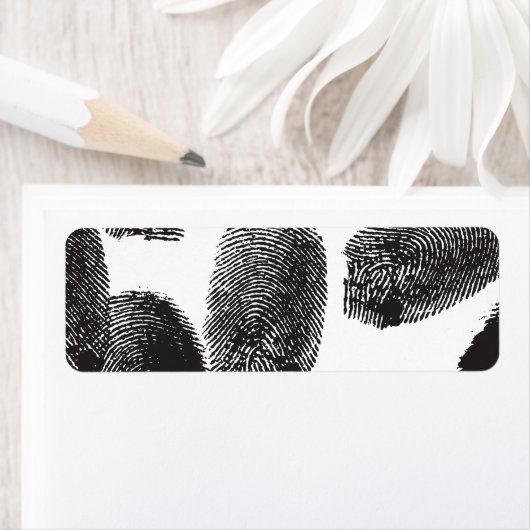 Vingerafdrukken Etiket (Insitu)