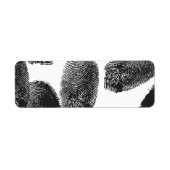 Vingerafdrukken Etiket (Voorkant)