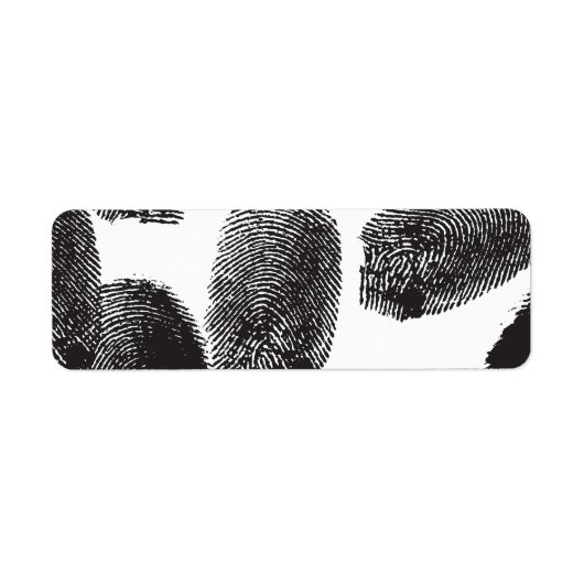 Vingerafdrukken Etiket (Voorkant)