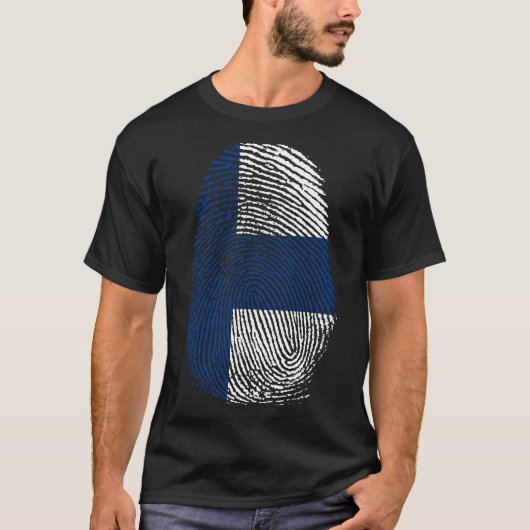 Vingerafdrukken - Finland | Suomi T-shirt (Voorkant)