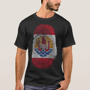Vingerafdrukken - Frans-Polynesië T-shirt