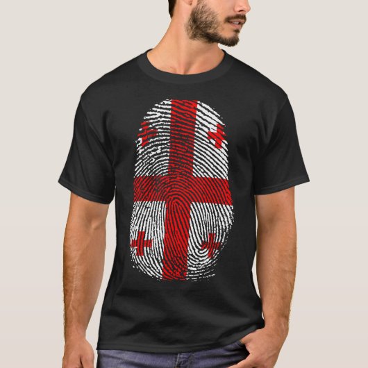 Vingerafdrukken - Georgië T-shirt (Voorkant)