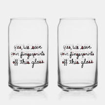 Vingerafdrukken Glas