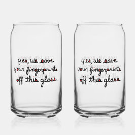 Vingerafdrukken Glas