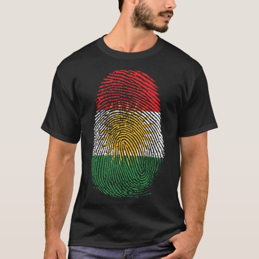 Vingerafdrukken - Koerdistan T-shirt (Voorkant)