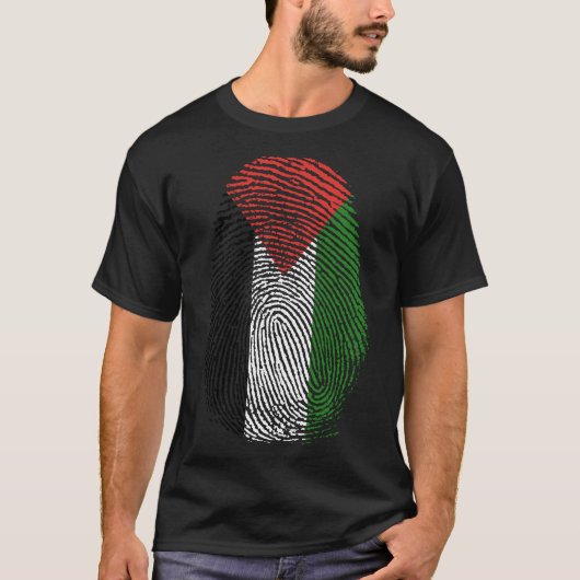 Vingerafdrukken - Palestina T-shirt (Voorkant)