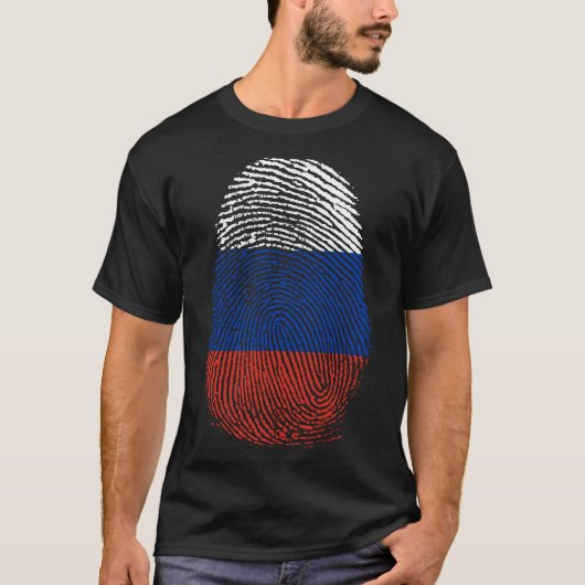 Vingerafdrukken - Rusland T-shirt (Voorkant)