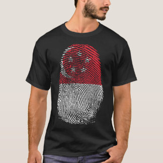 Vingerafdrukken - Singapore T-shirt