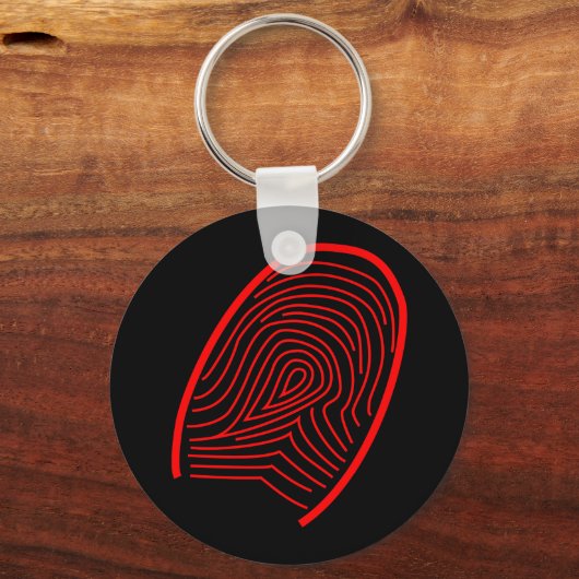 Vingerafdrukken - sleutelhanger (Voorkant)