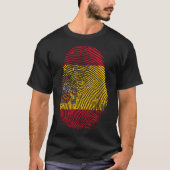Vingerafdrukken - Spanje T-shirt (Voorkant)