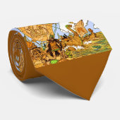 vingerafdrukken stropdas (Opgerold)