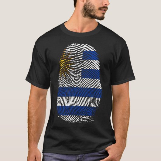 Vingerafdrukken - Uruguay T-shirt (Voorkant)