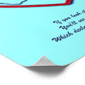 Vingerafdrukken van God - 1 Peter 5:6-7 Poster (Hoek)