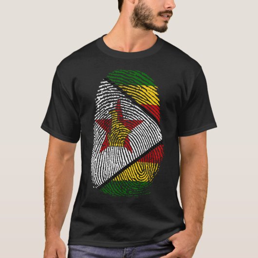Vingerafdrukken - Zimbabwe T-shirt (Voorkant)