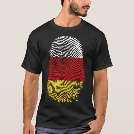 Vingerafdrukken - Zuid-Ossetië T-shirt (Voorkant)