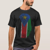 Vingerafdrukken - Zuid-Sudan T-shirt (Voorkant)