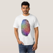 Vingerafdrukkleur T-shirt (Voorkant volledig)