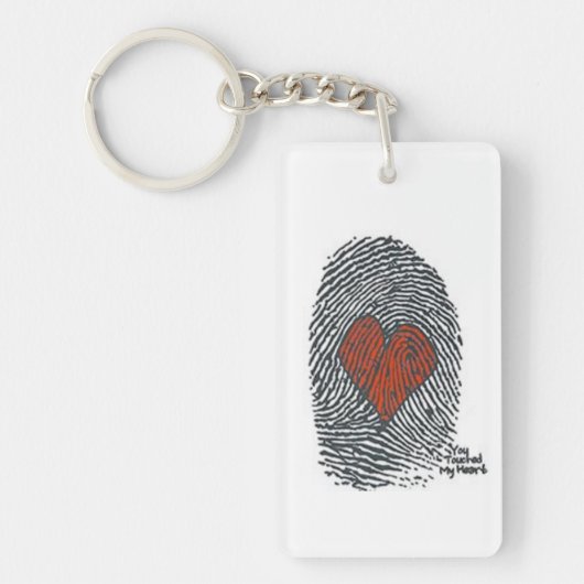 vingerafdruklezer sleutelhanger (Voorkant)