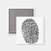 Vingerafdrukontwerp Magneet (Voorkant / Achterkant)