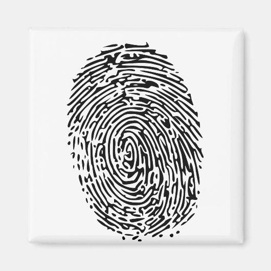 Vingerafdrukontwerp Magneet (Voorkant)