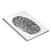 Vingerafdrukontwerp Notitieboek (Rechterzijde)