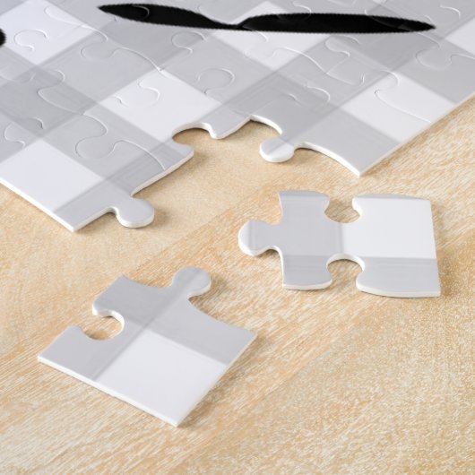 vingerafdrukpuzzel legpuzzel (Zijkant)